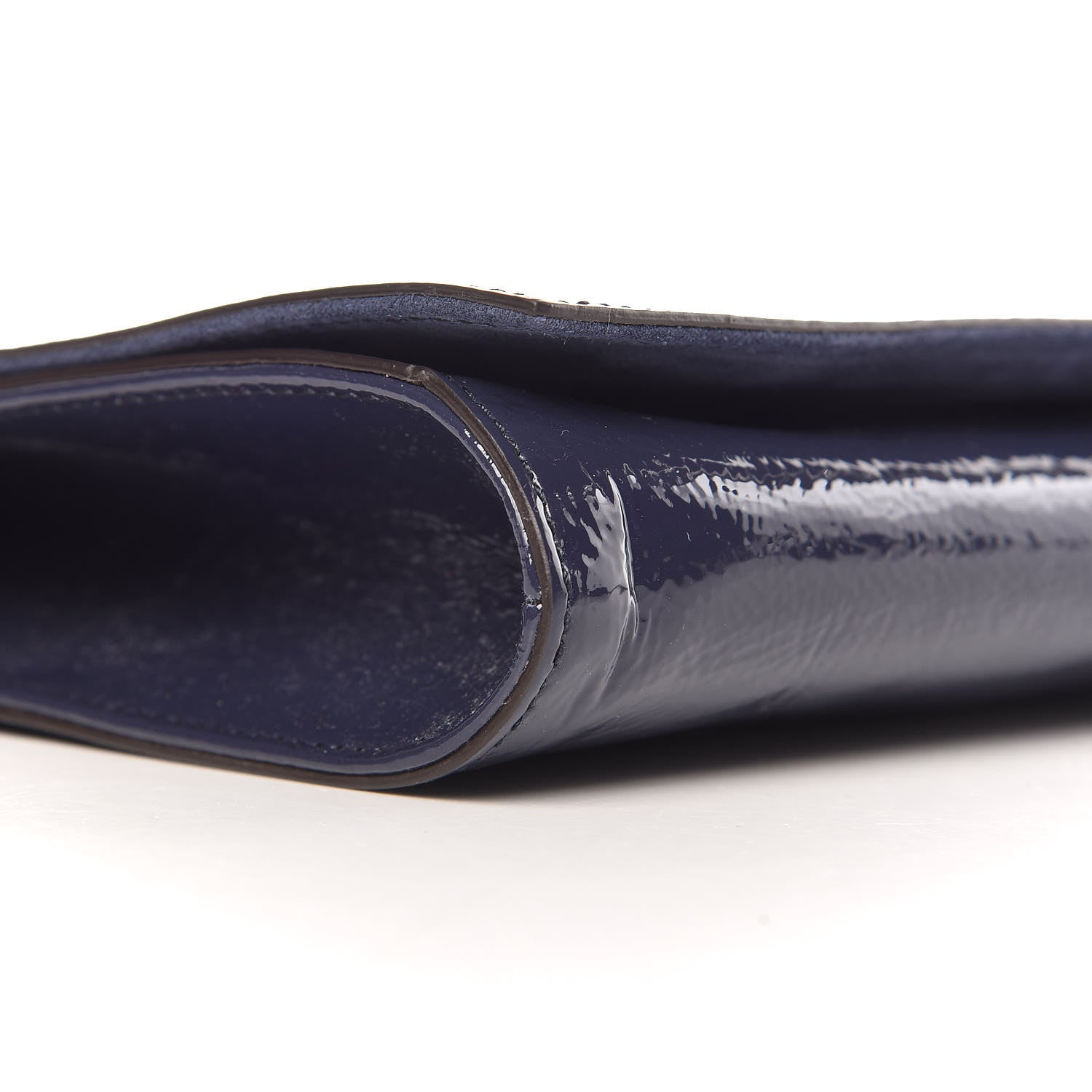 Gucci Soft Patent Medium Soho Clutch Uniform Blue 10 of 12