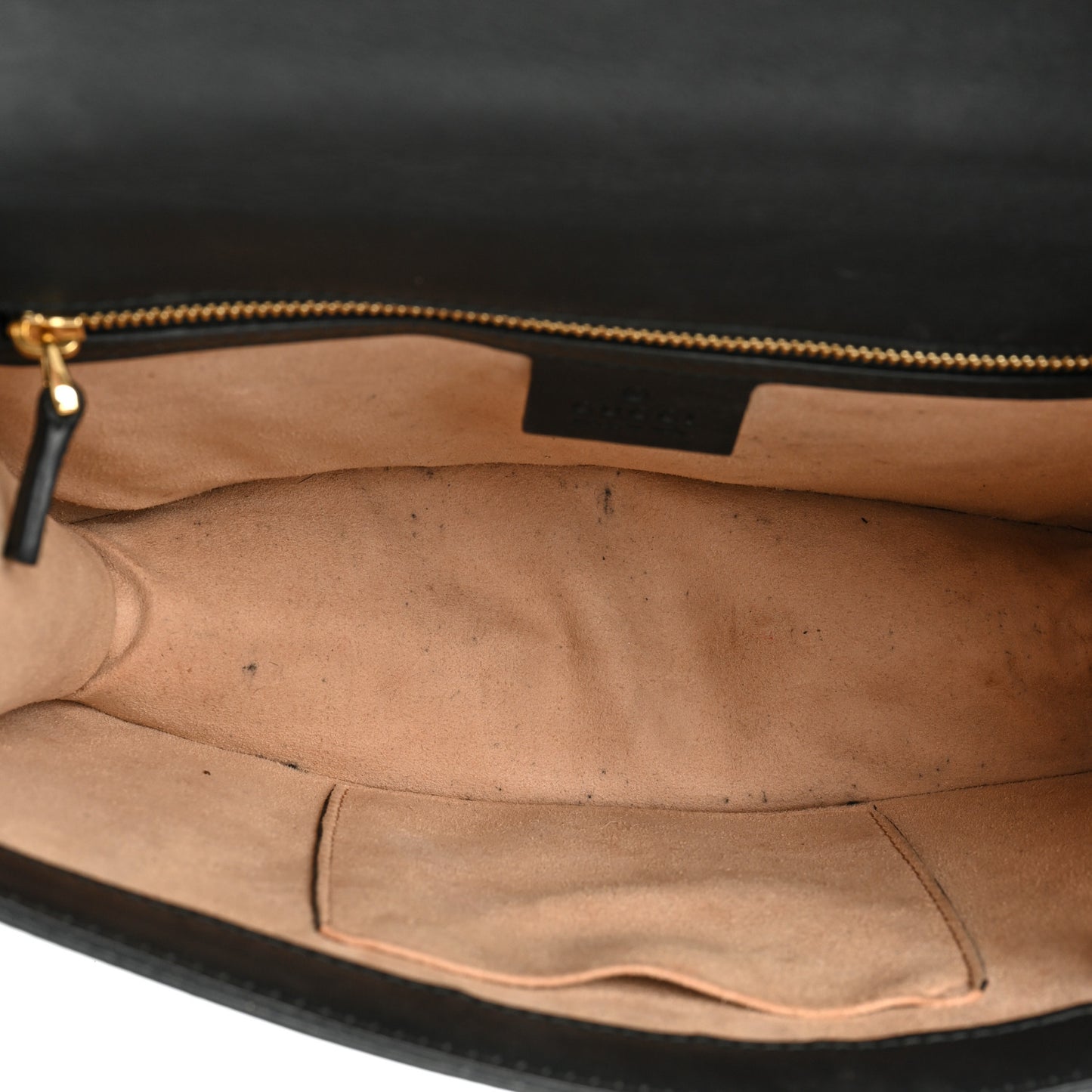 Velvet GG Monogram Web Small Sylvie Shoulder Bag Brown Black Oro Vecchio