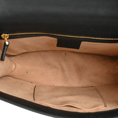 Gucci Velvet GG Monogram Web Small Sylvie Shoulder Bag Brown Black Oro Vecchio 5 of 17