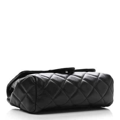 Chanel Lambskin Quilted Flap Cosmetic Case Black 4 of 9