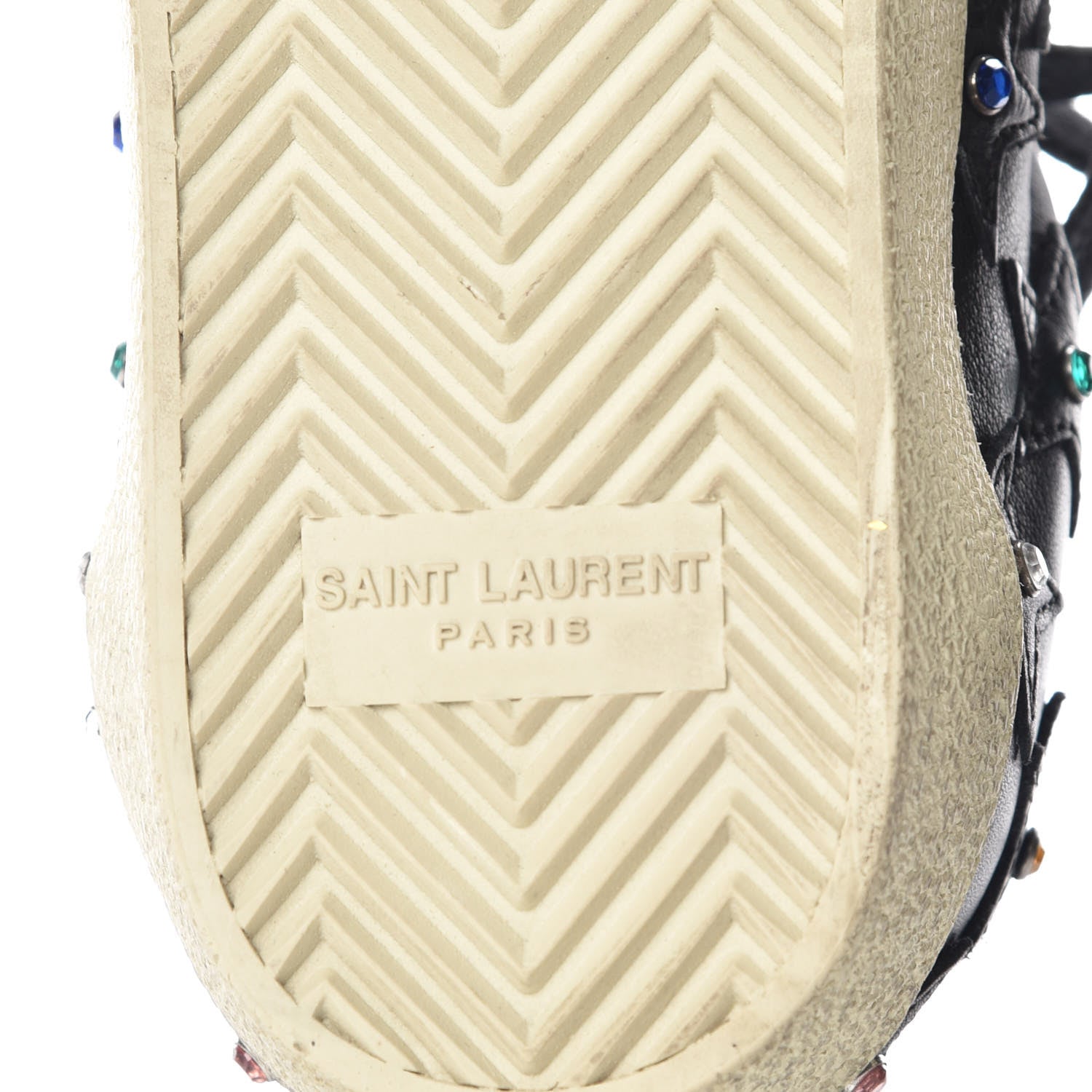 Saint Laurent Nappa Star Court Classic Sneakers 36.5 Black 6 of 9