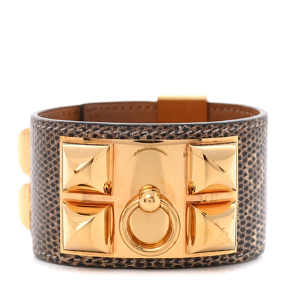 Hermes Lizard Collier De Chien CDC Bracelet S Ombre 1 of 10