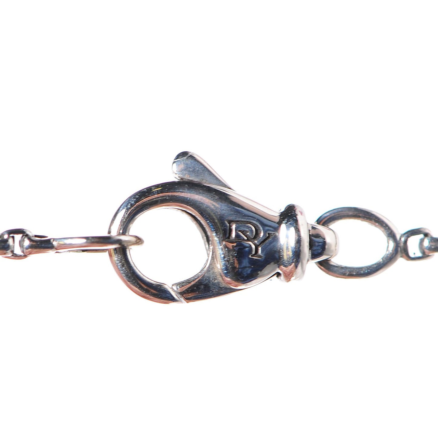 Sterling Silver Mother Of Pearl Diamond Small Dog Tag Necklace