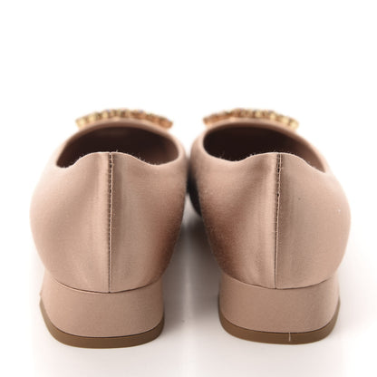 Louis Vuitton Satin Madeleine Pumps 38.5 Blush 5 of 12