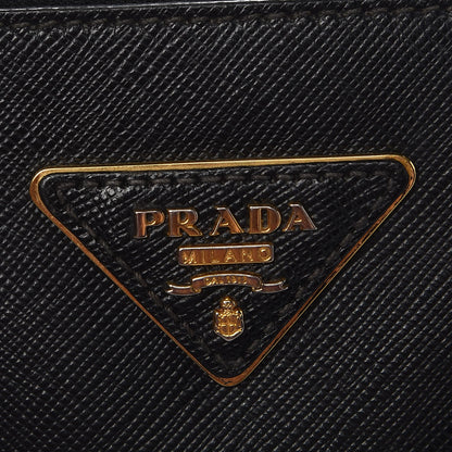 Prada Saffiano Medium Galleria Double Zip Tote Black 8 of 21