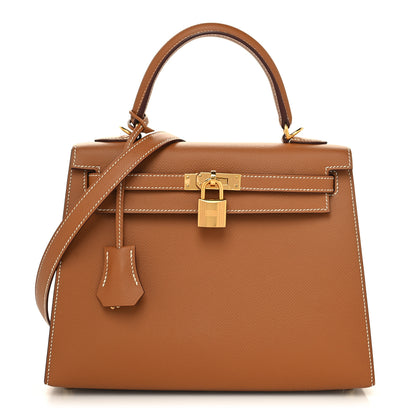 Hermes Epsom Kelly Sellier 25 Gold 1 of 12