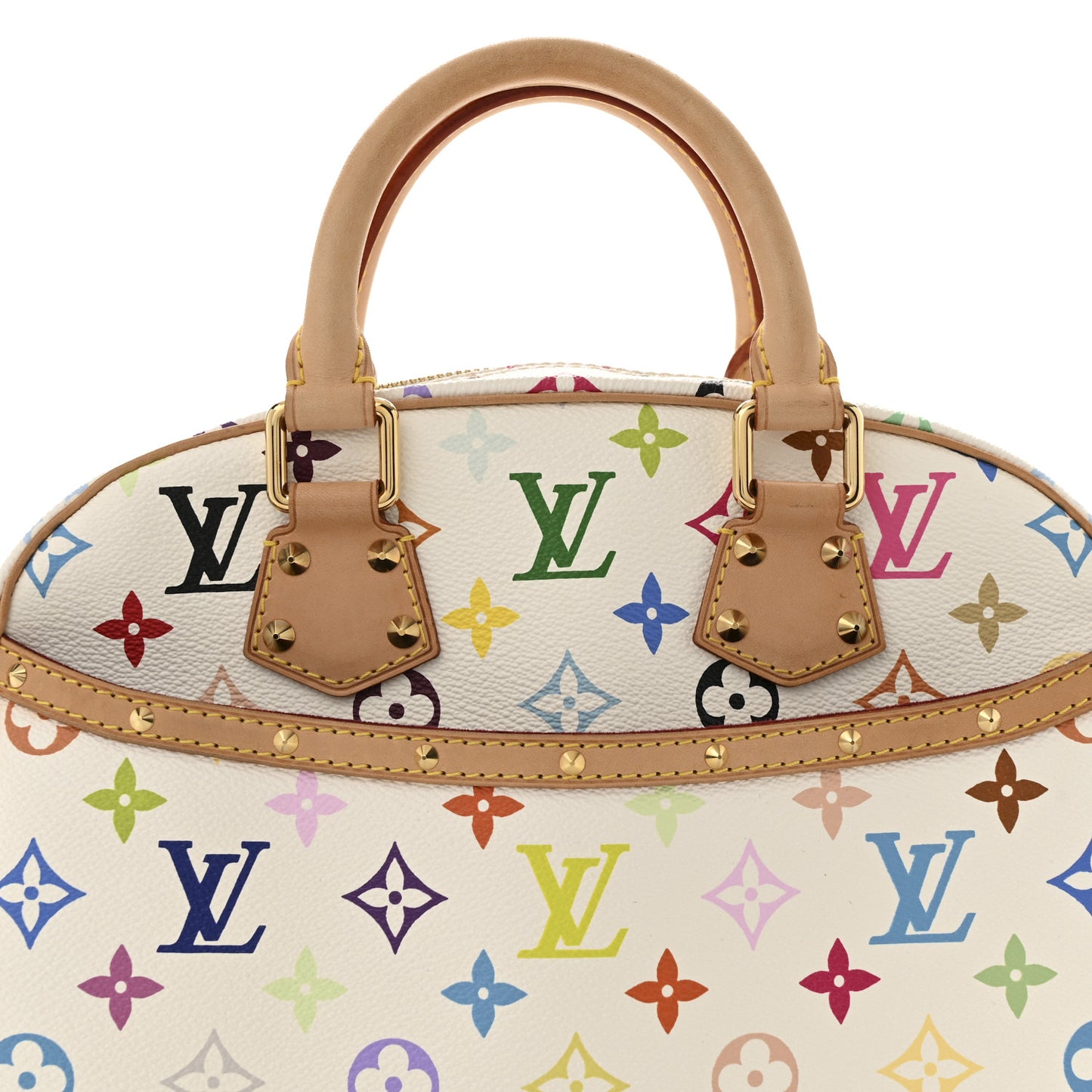 Monogram Multicolor Trouville White