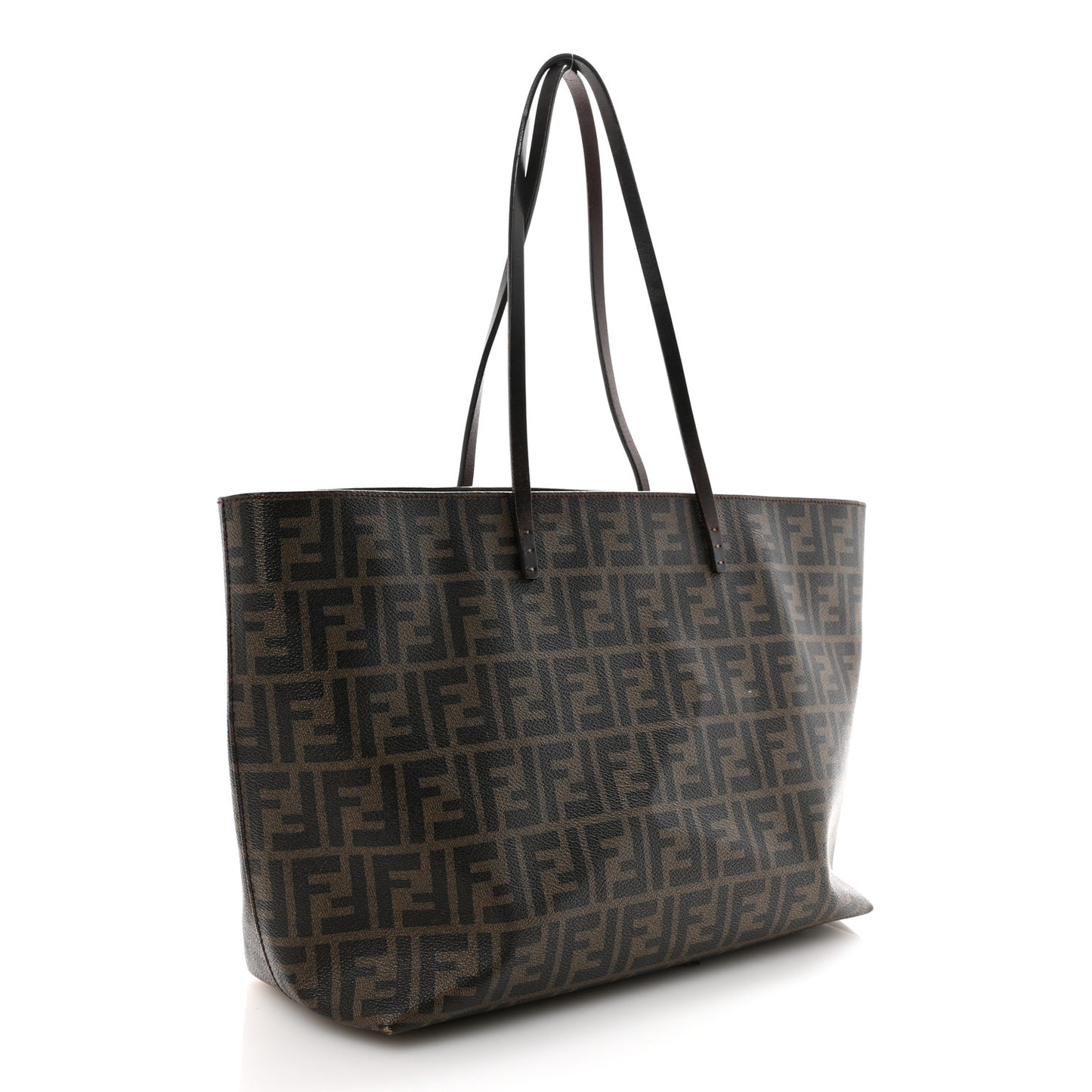 Zucca Spalmati Medium Roll Tote Tobacco Moro
