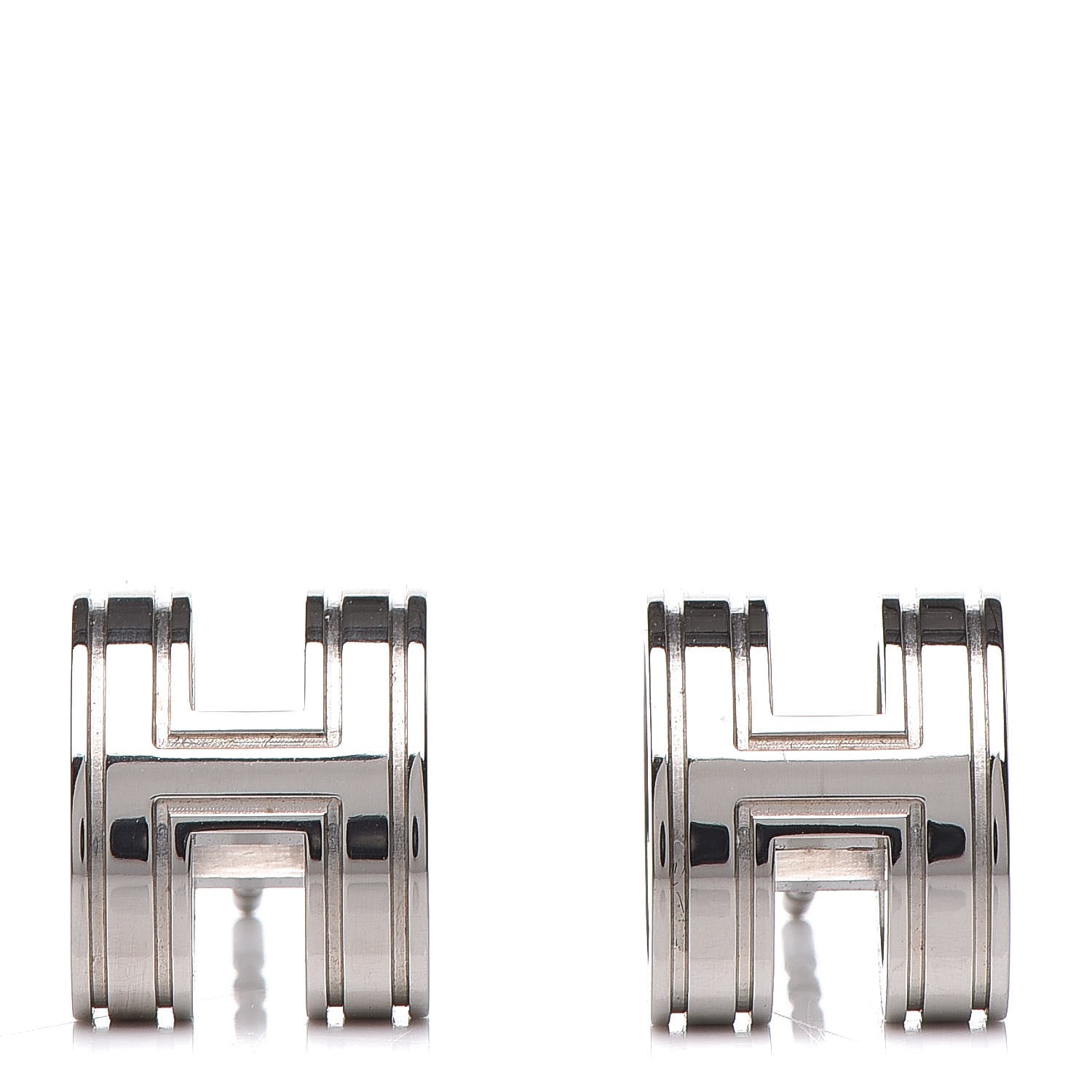 Hermes Palladium Pop H Earrings 1 of 5