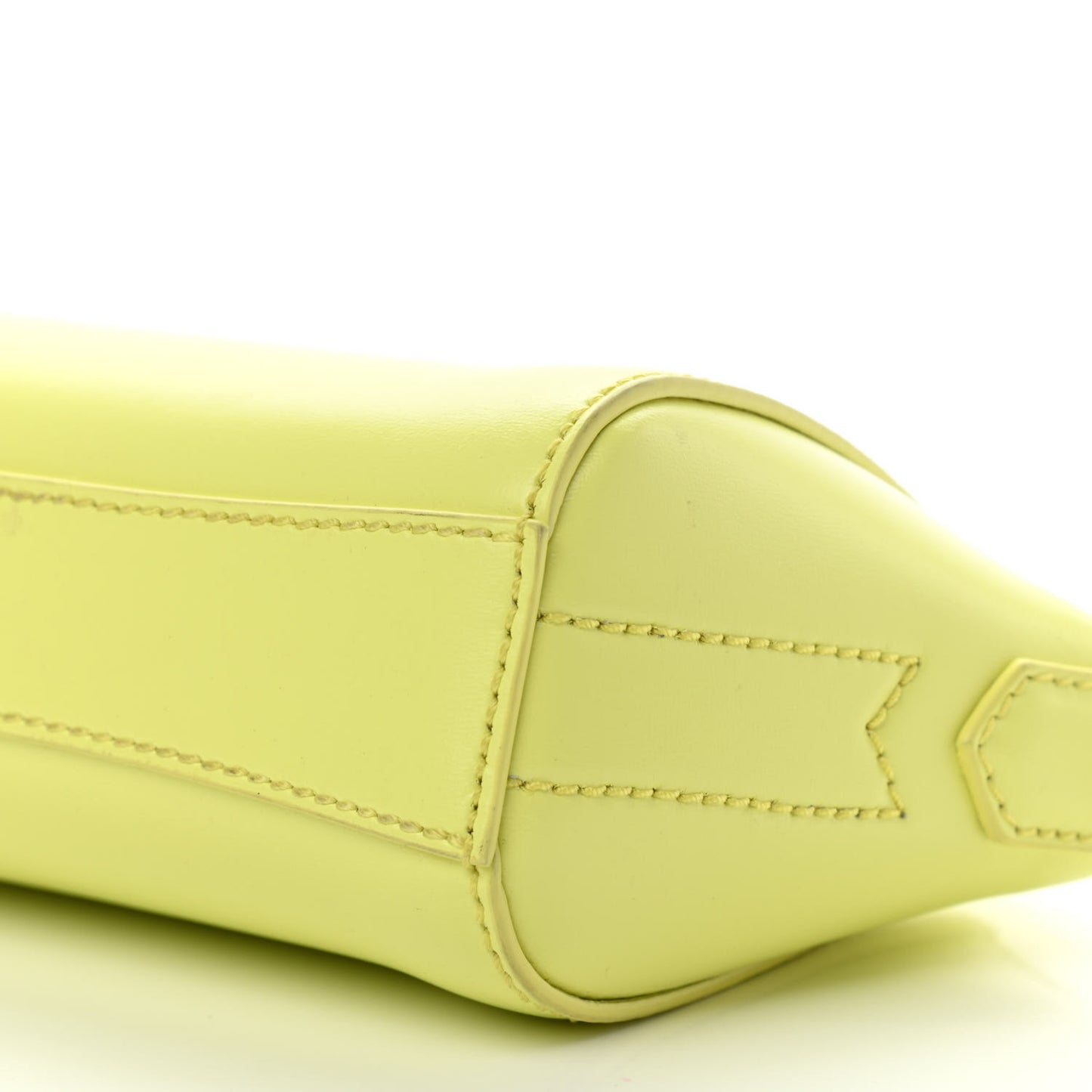 Smooth Calfskin Nano Antigona Acid Yellow