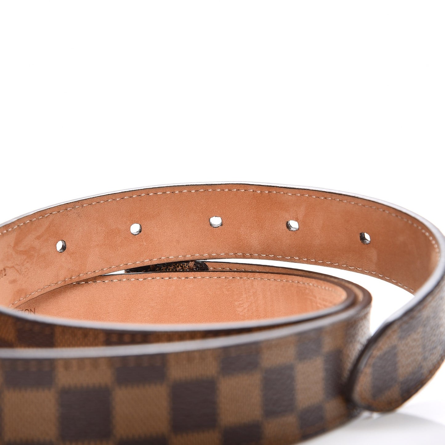Damier Ebene Mini 25mm Belt 80 32