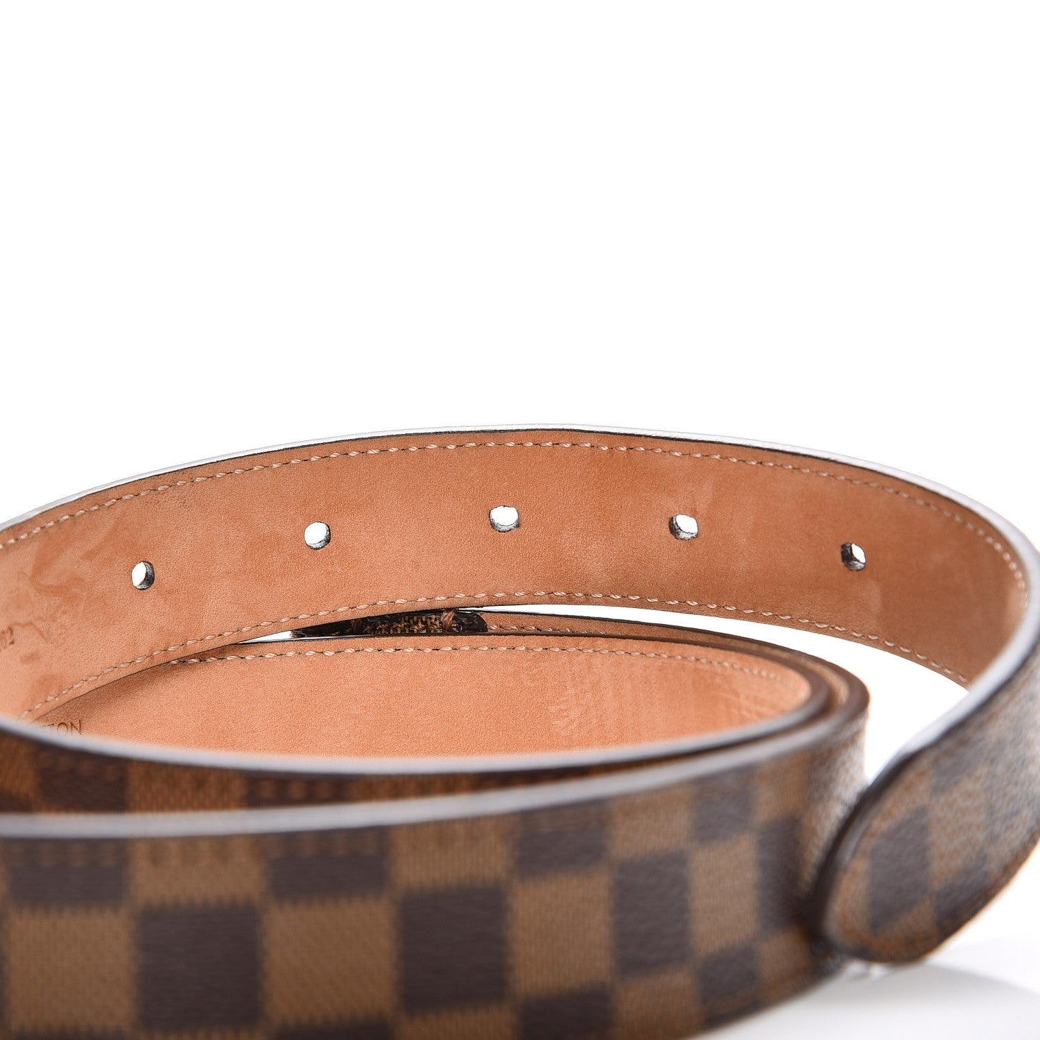 Louis Vuitton Damier Ebene Mini 25mm Belt 80 32 4 of 7