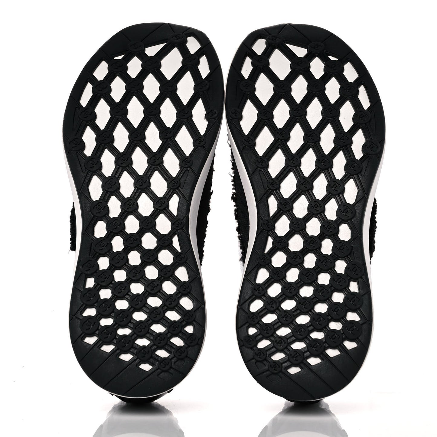 Knit Womens CC Sneakers CC Sneakers 37.5 White Black