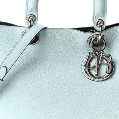 Christian Dior Bullcalf Medium Diorissimo Tote Light Blue 9 of 11