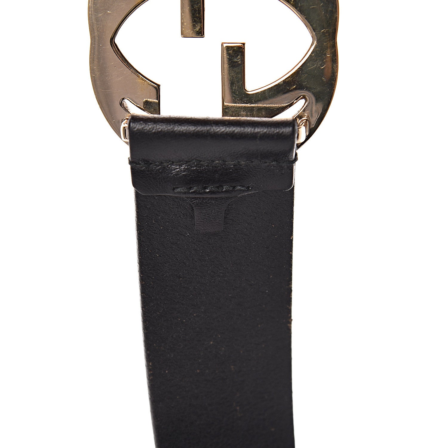 Gucci Calfskin Interlocking G Belt 90 36 Black 9 of 9