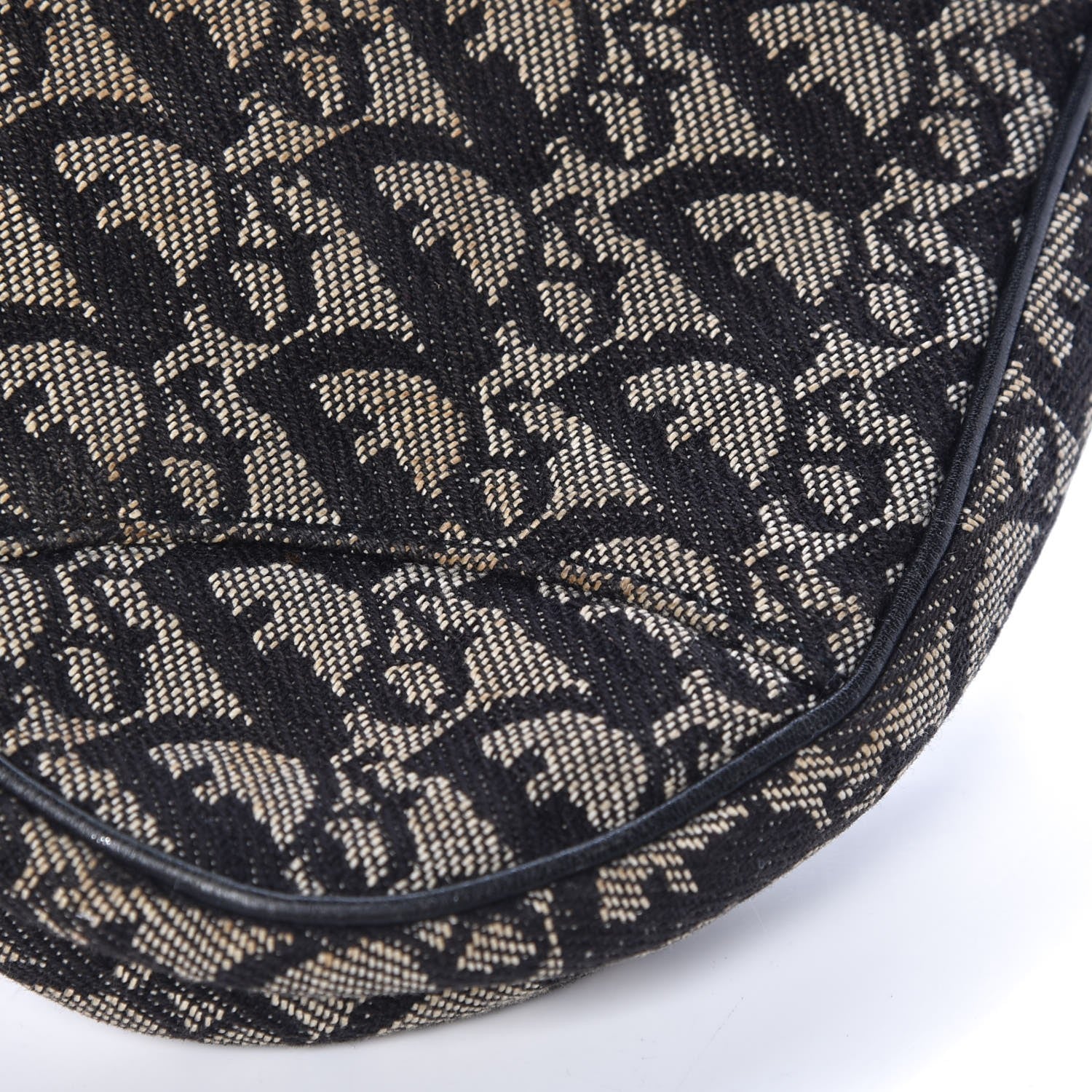 Christian Dior Monogram Mini Saddle Pochette Black 10 of 11