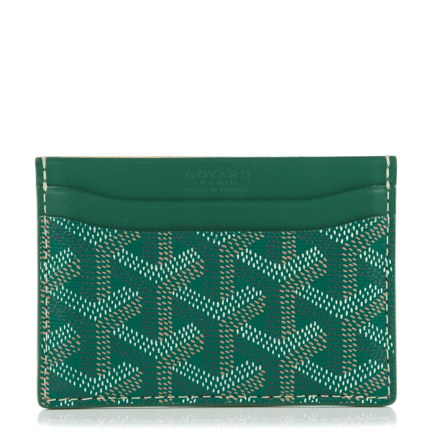 Goyardine Saint Sulpice Card Holder Green