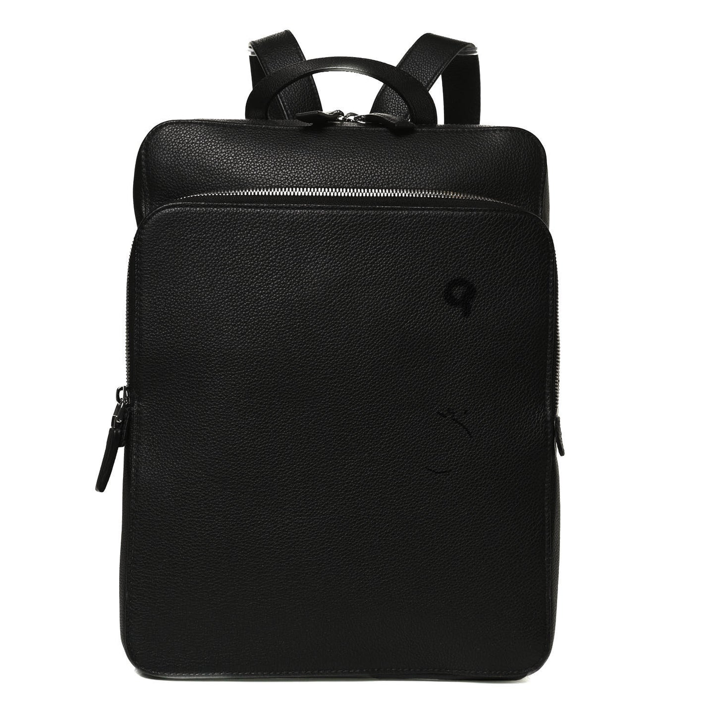 Vitello Daino Briefcase Backpack Black