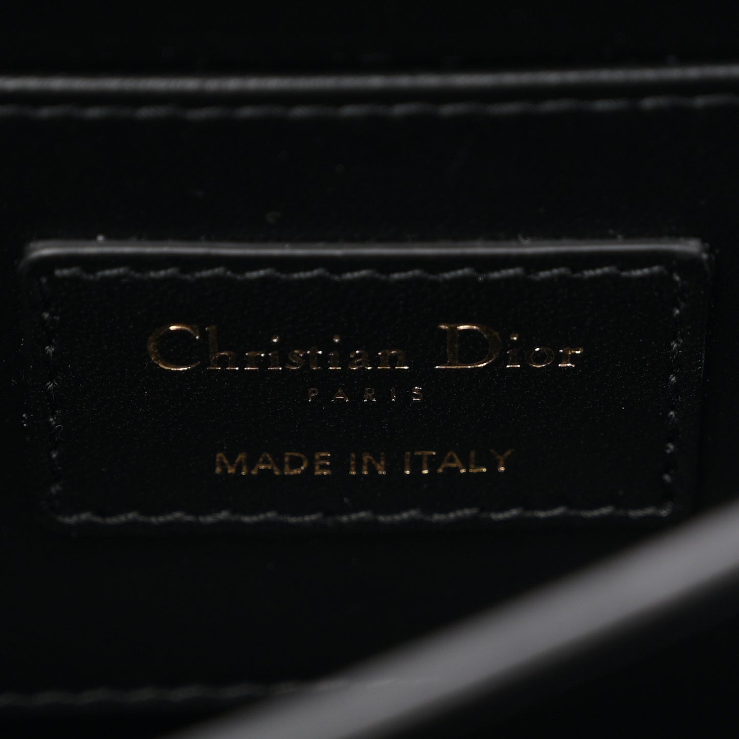 Calfskin Cannage Mini Ange Bag Black