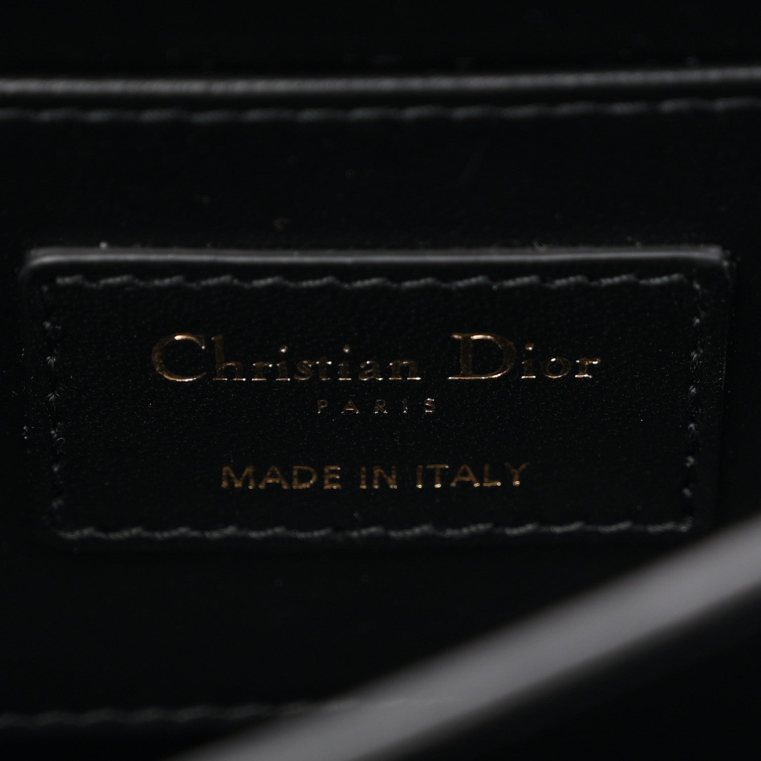 Christian Dior Calfskin Cannage Mini Ange Bag Black 6 of 9