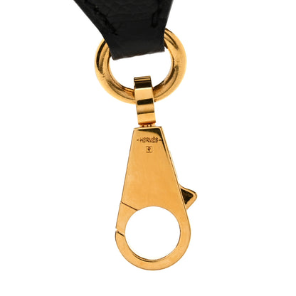 Hermes Epsom 30mm Hexagone Tressage Shoulder Strap Black Craie 5 of 5
