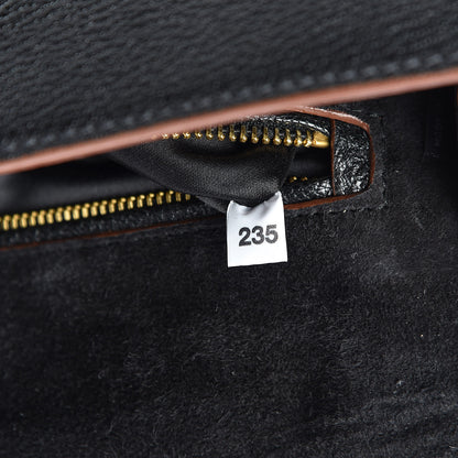 Miu Miu Goatskin Madras Soft Calf Crystal Embellished Shoulder Bag Black 10 of 16