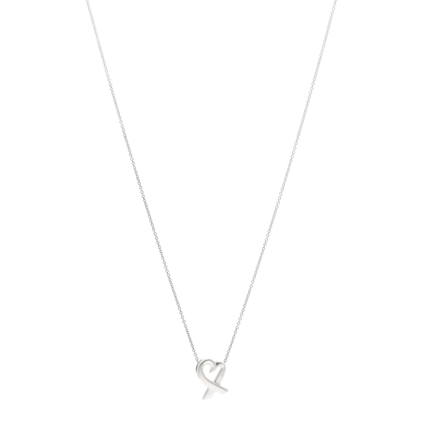 Sterling Silver Paloma Picasso Loving Heart Pendant Necklace