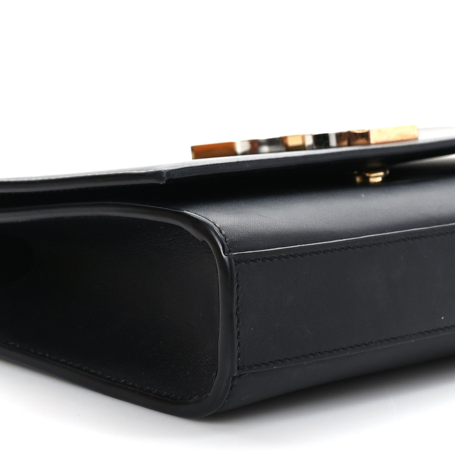 Saint Laurent Calfskin Small Monogram Kate Satchel Black 7 of 9