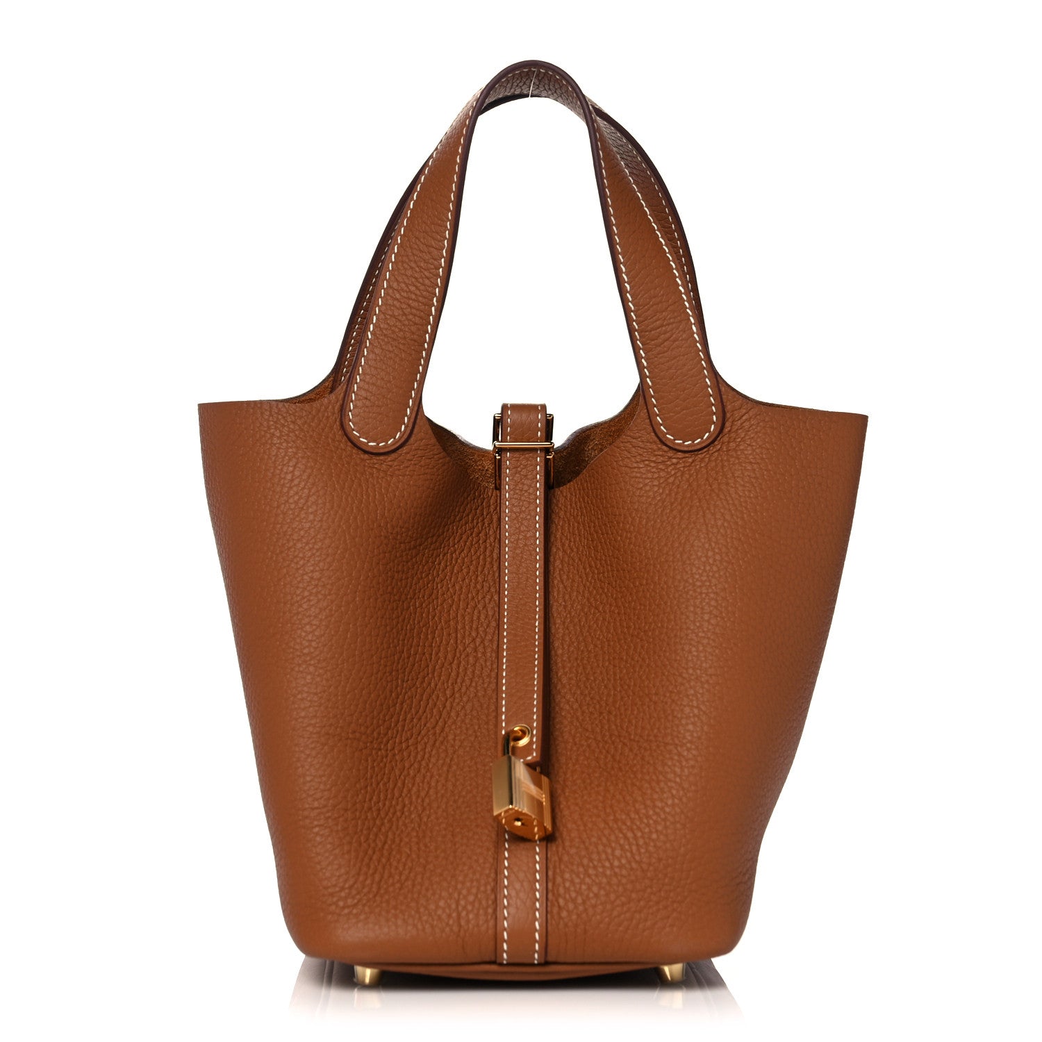Hermes Taurillon Clemence Picotin Lock 18 PM Gold 1 of 10