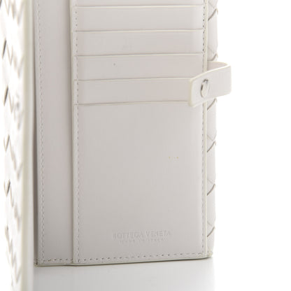 Bottega Veneta Nappa Intrecciato Continental Snap Wallet White 6 of 11