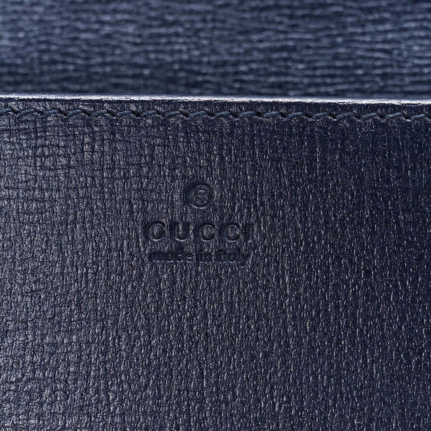 Gucci Lanzo Stretch Cord Azalea Calfskin Horsebit 1955 Wallet On Chain New Mud Blue 6 of 11