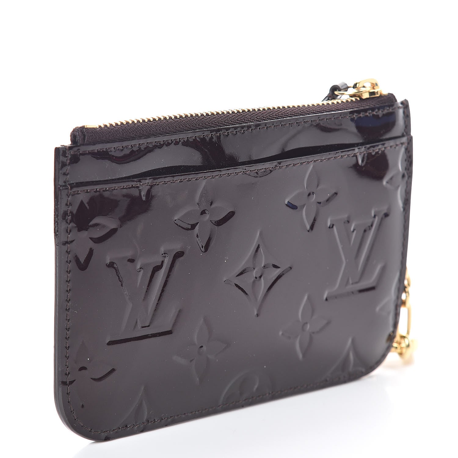 Louis Vuitton Vernis Key Pouch NM Amarante 2 of 6