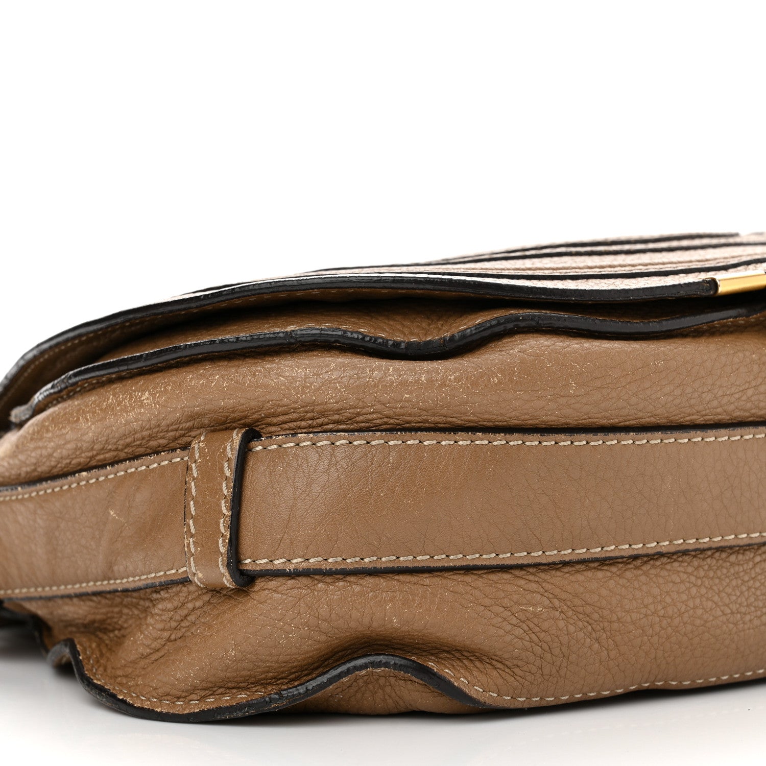 Chloe Calfskin Medium Marcie Round Crossbody Bag Nut 9 of 15