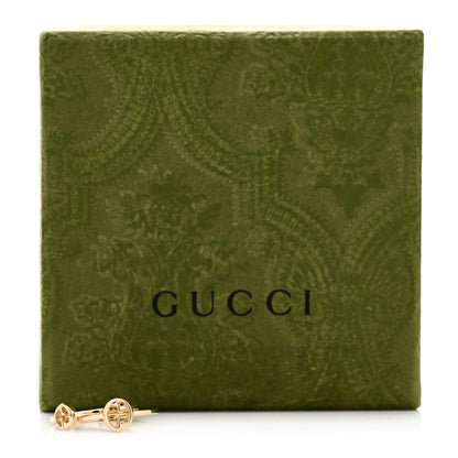 Gucci 18K Yellow Gold Double Connected Ring Set 53 6.5 6 of 6