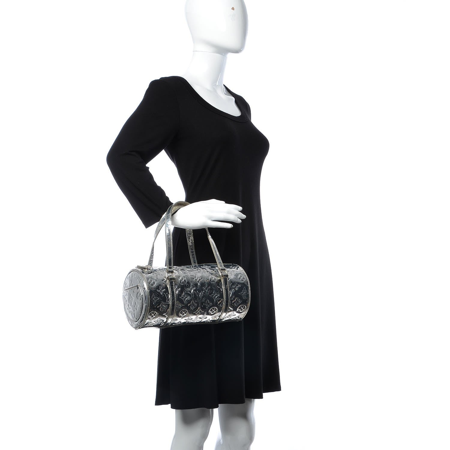 Louis Vuitton Monogram Miroir Papillon Silver 2 of 16