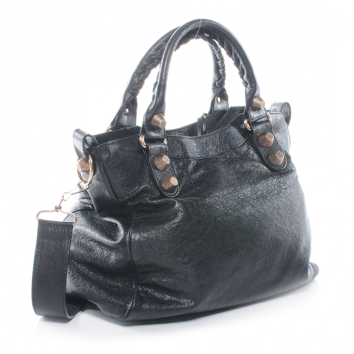 Agneau Giant 21 Rose Gold Hardware Velo Black