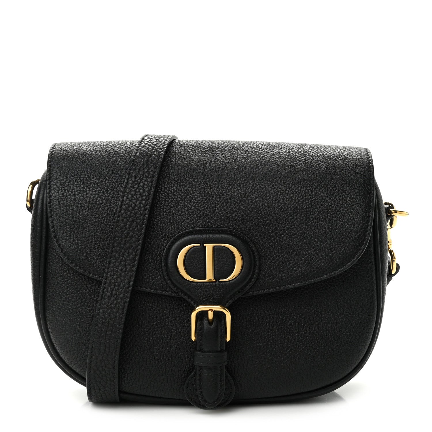 Christian Dior Grained Calfskin Medium Bobby Flap Black 1 of 10