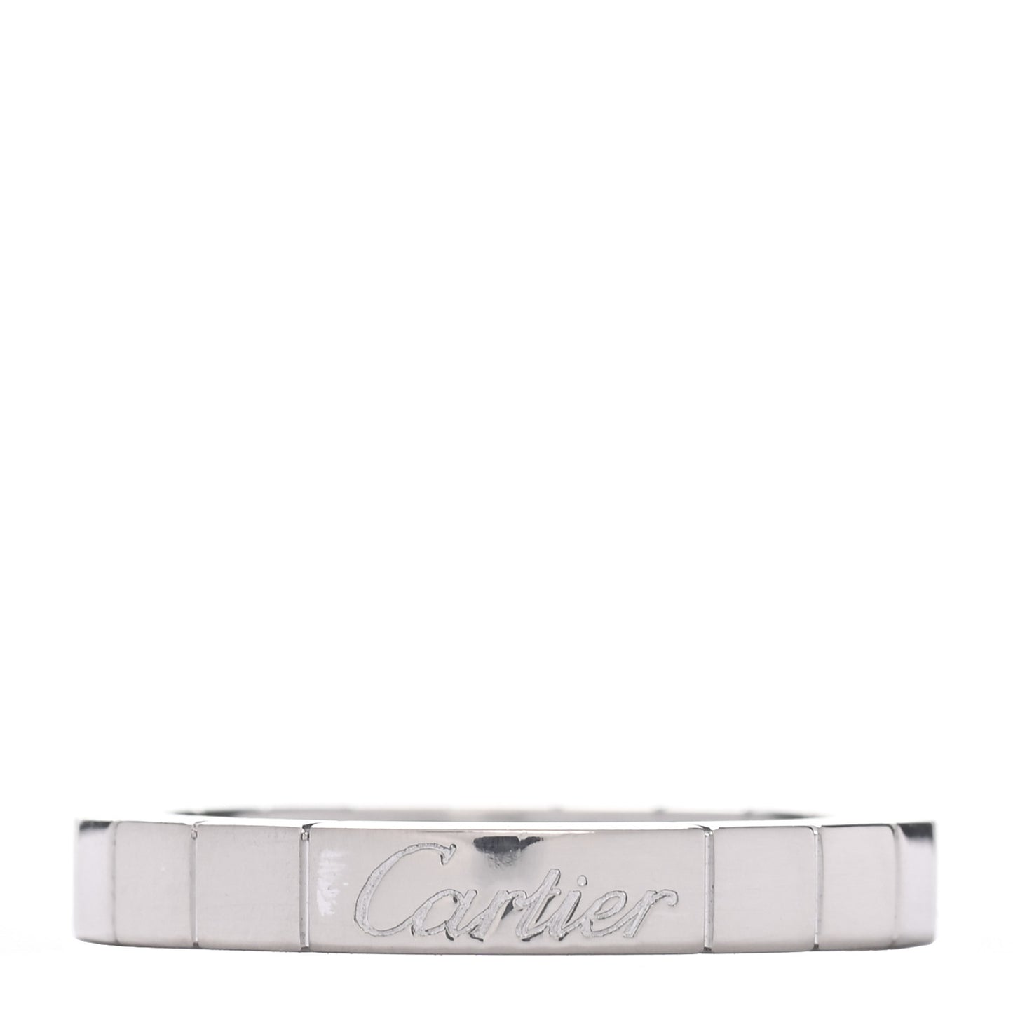 18K White Gold Lanieres Ring 51 5.75