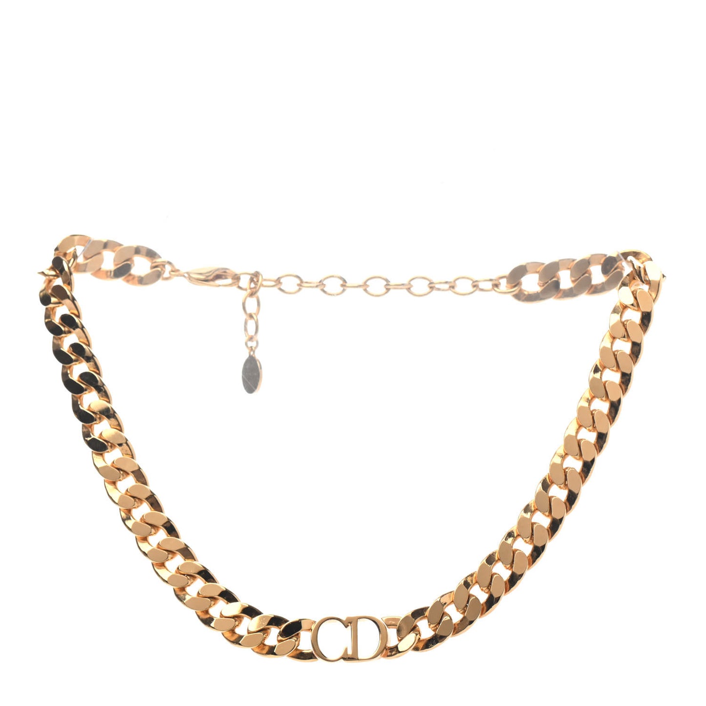 Metal Danseuse Etoile Chain Choker Necklace Gold