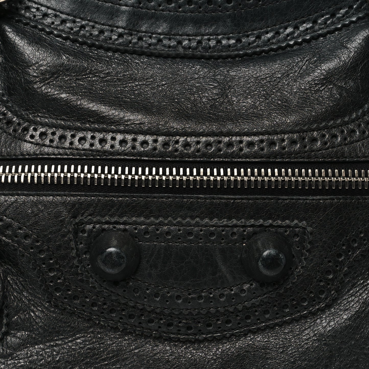 Agneau Giant Brogues Hardware City Black