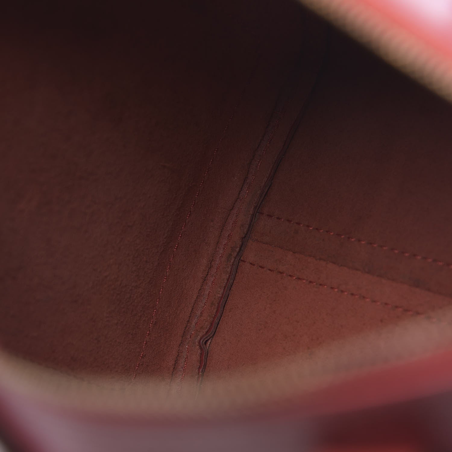 Louis Vuitton Epi Speedy 30 Castillan Red 9 of 16
