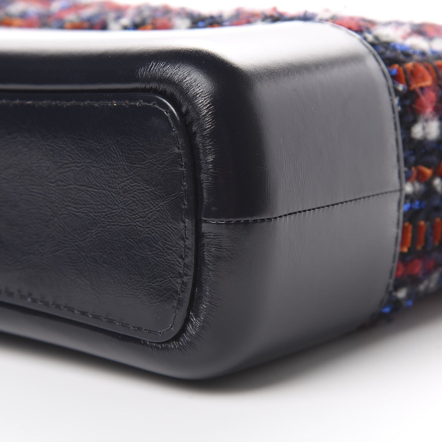 Tweed Calfskin Medium Gabrielle Hobo Black Red Blue