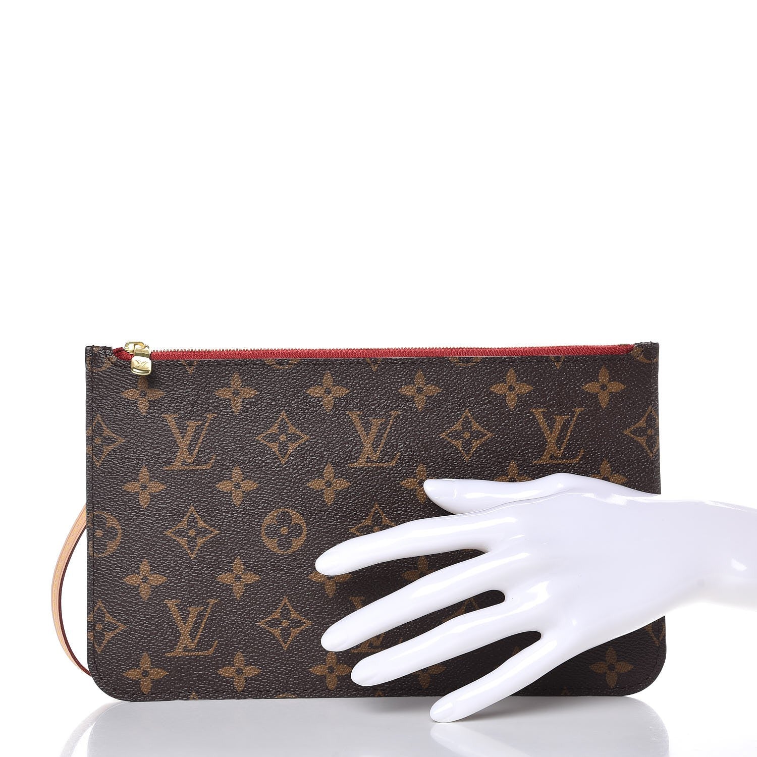 Louis Vuitton Monogram Neverfull MM GM Pochette Cherry 3 of 9