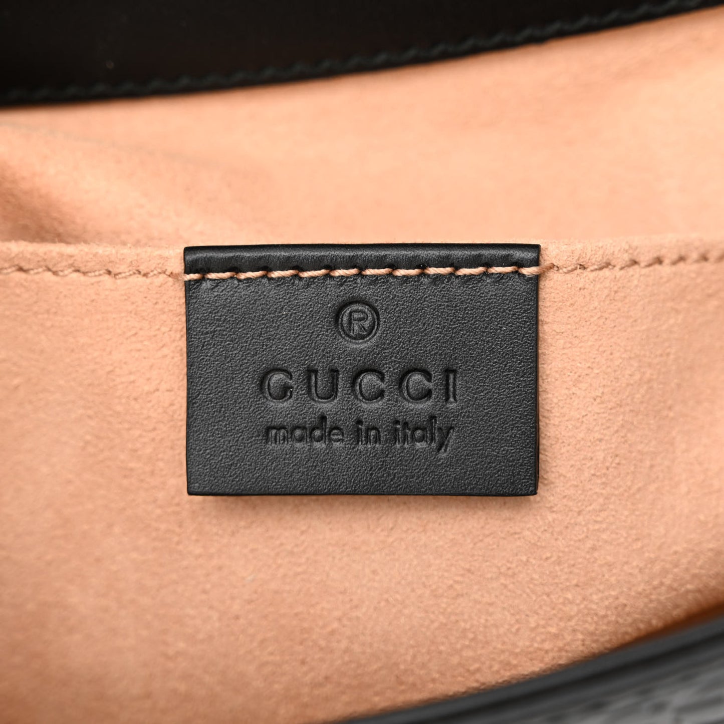 Guccissima Web Medium Padlock Messenger Shoulder Bag Black