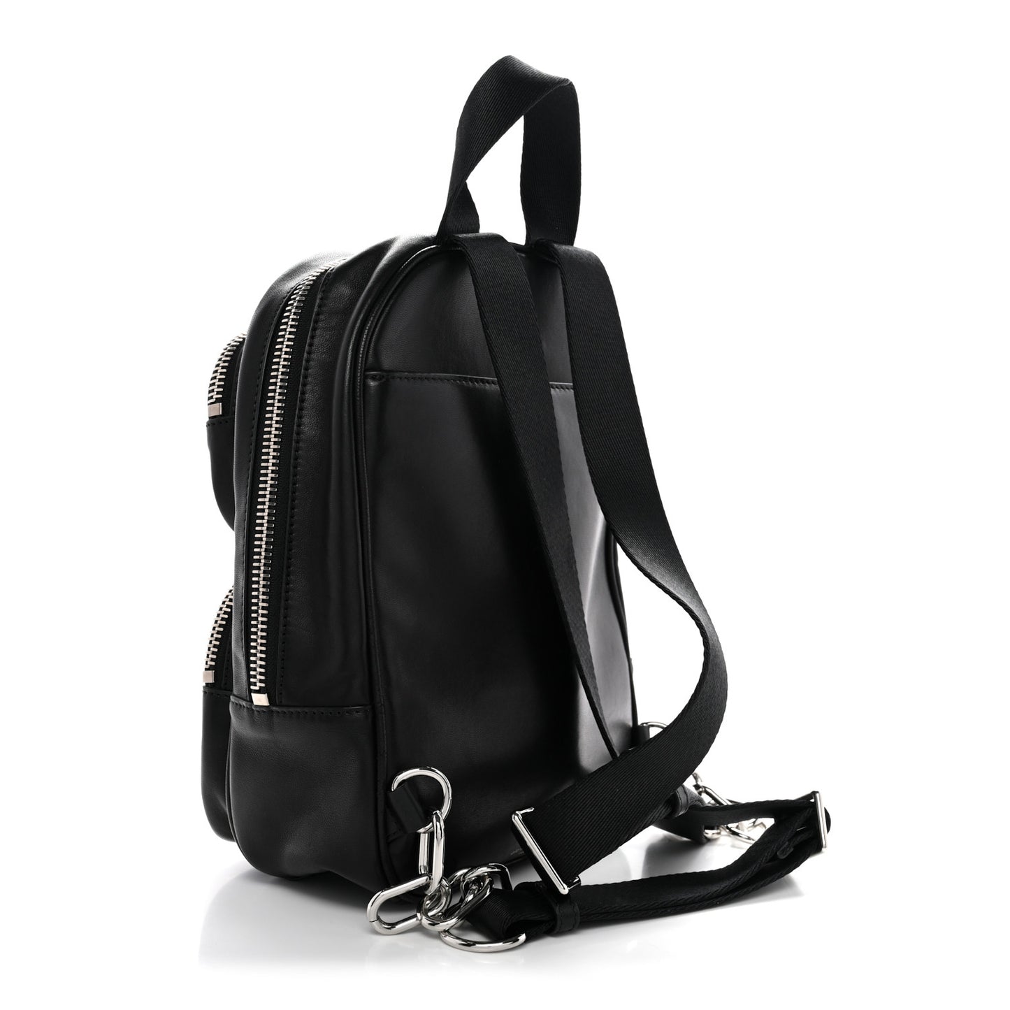 Lambskin Medium Attica Backpack Black