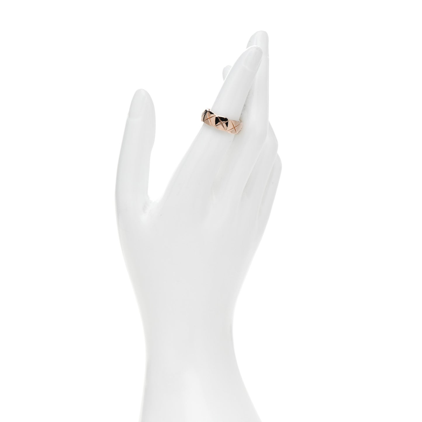 18K Beige Gold Small Coco Crush Ring 51 5.75