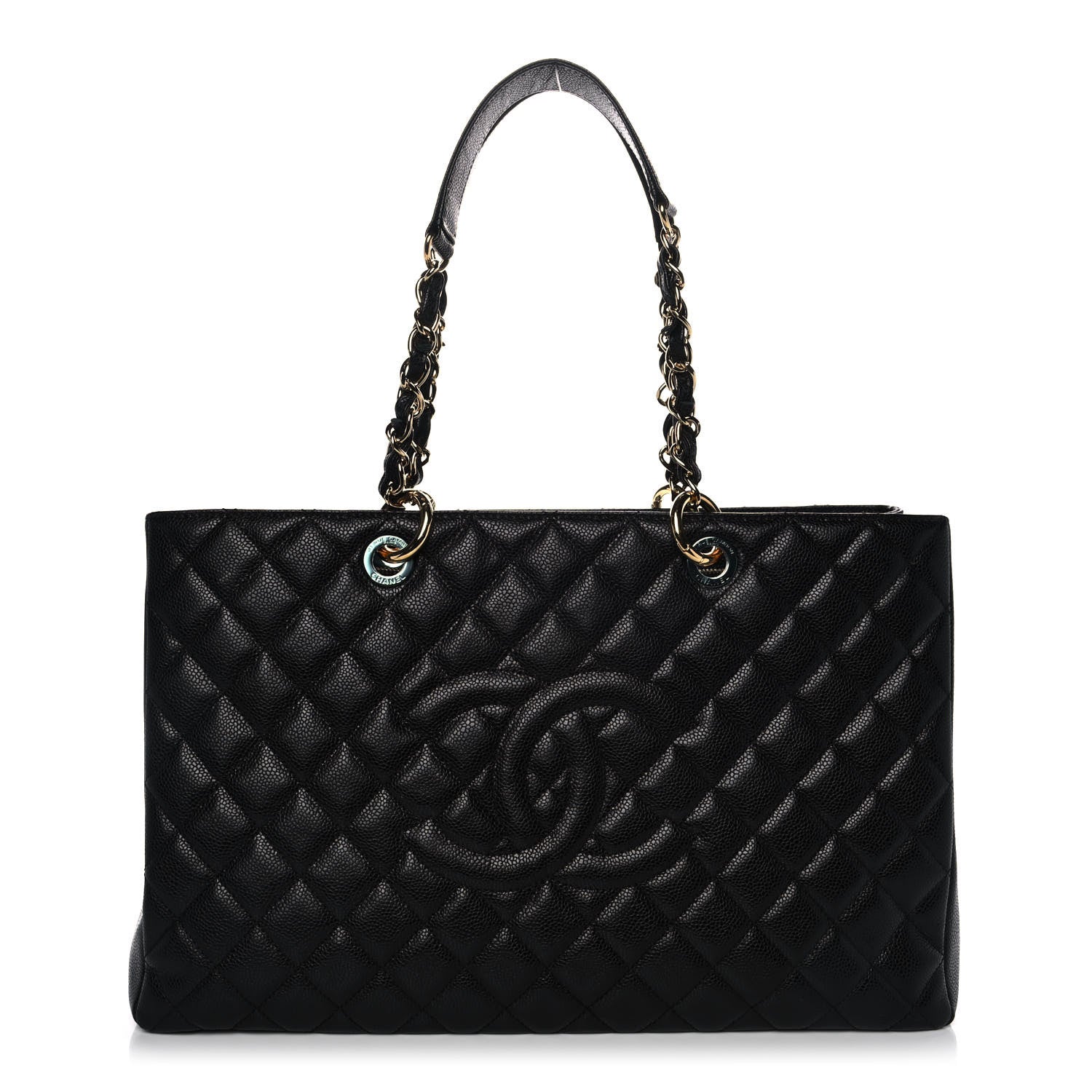 Chanel Caviar Quilted XL Grand Shopping Tote GST Black 1 of 11