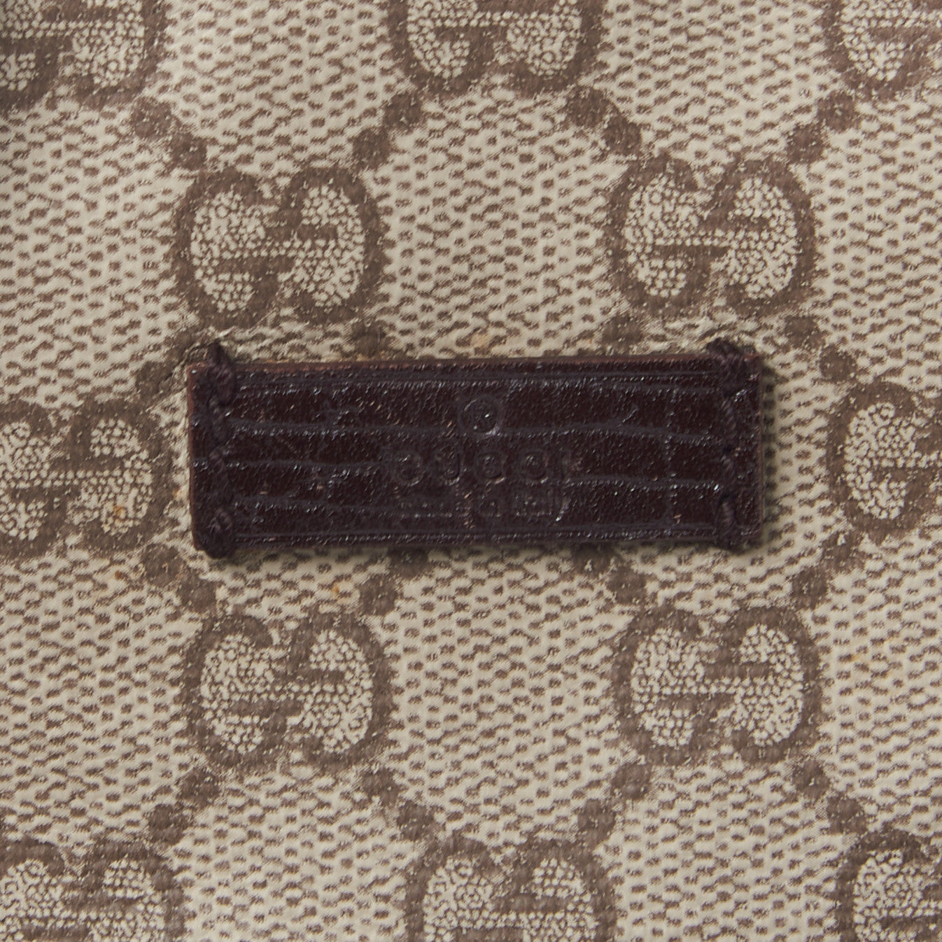 GG Plus Monogram Medium Flat Messenger Bag Dark Brown
