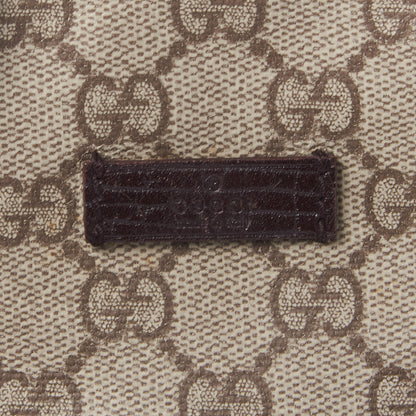 Gucci GG Plus Monogram Medium Flat Messenger Bag Dark Brown 8 of 9