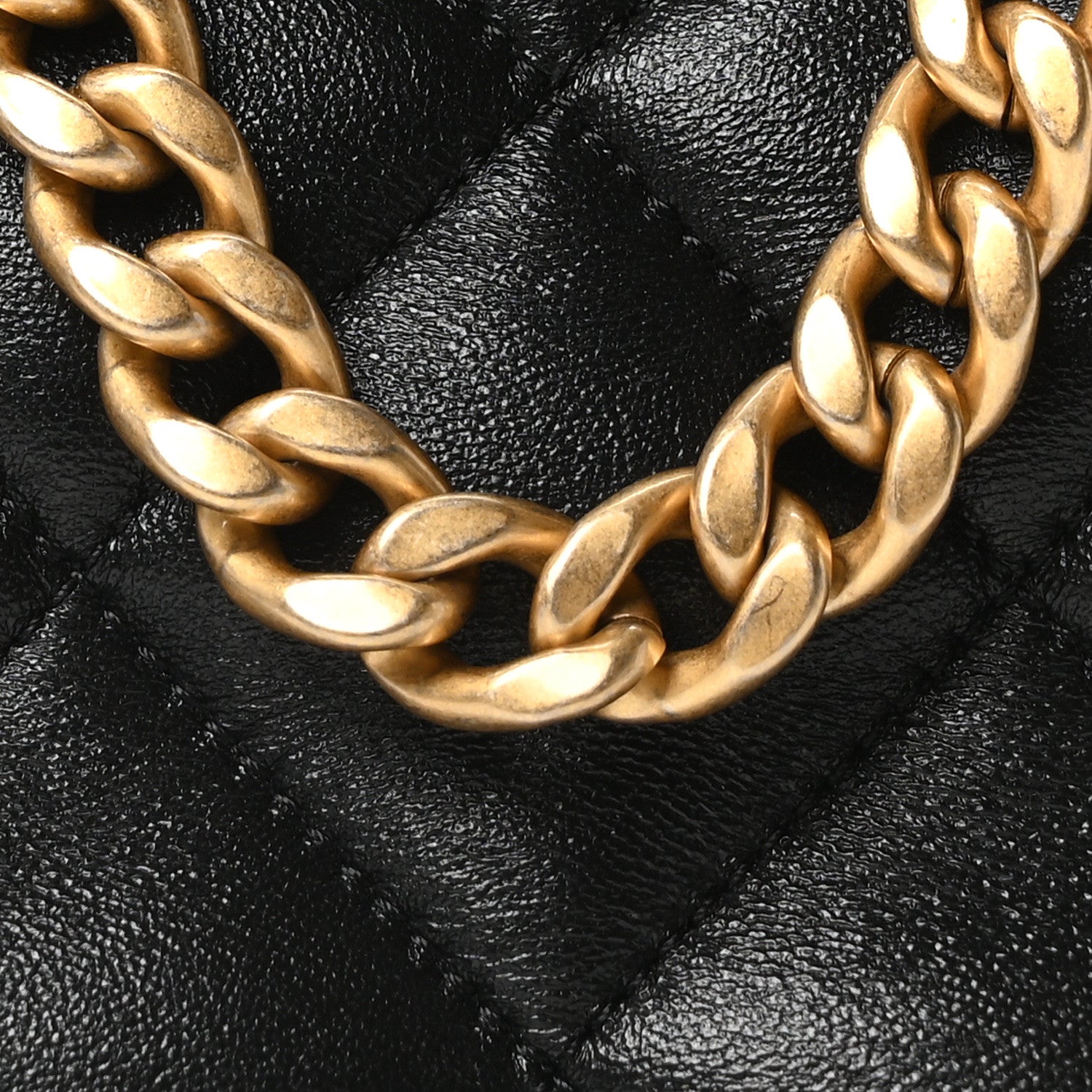 Chanel Lambskin Quilted Small Top Handle Shopping Bag Black 8 of 10